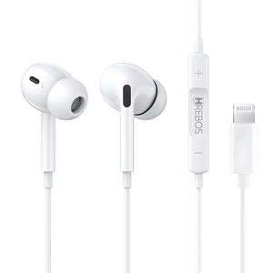Fone De Ouvido Com Fio Entrada Lightning Hrebos HS-360