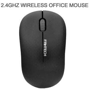 Mouse Sem Fio Fantech Forma Confortável W188 Preto 1200DPI
