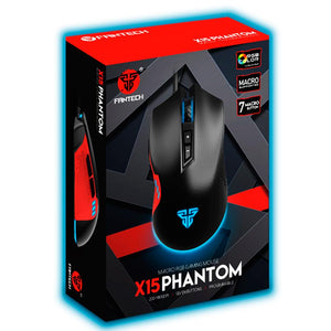 Mouse para Jogos Macro RGB Fantech Phantom X15 7 Botôes