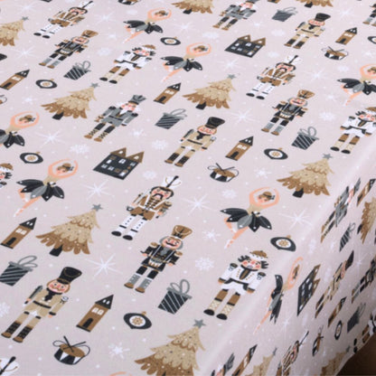 Toalha de Mesa Estampa Digital 1 Peça 2,50m x 1,40m 8 Lugares 100% Poliéster Tec